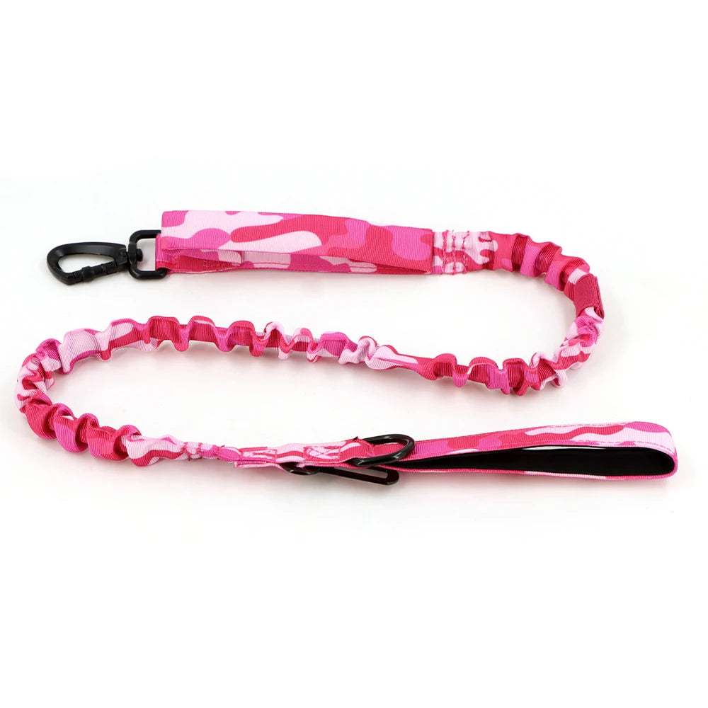 Military Pink Camouflage Dog Harness For Large Medium Dogs
