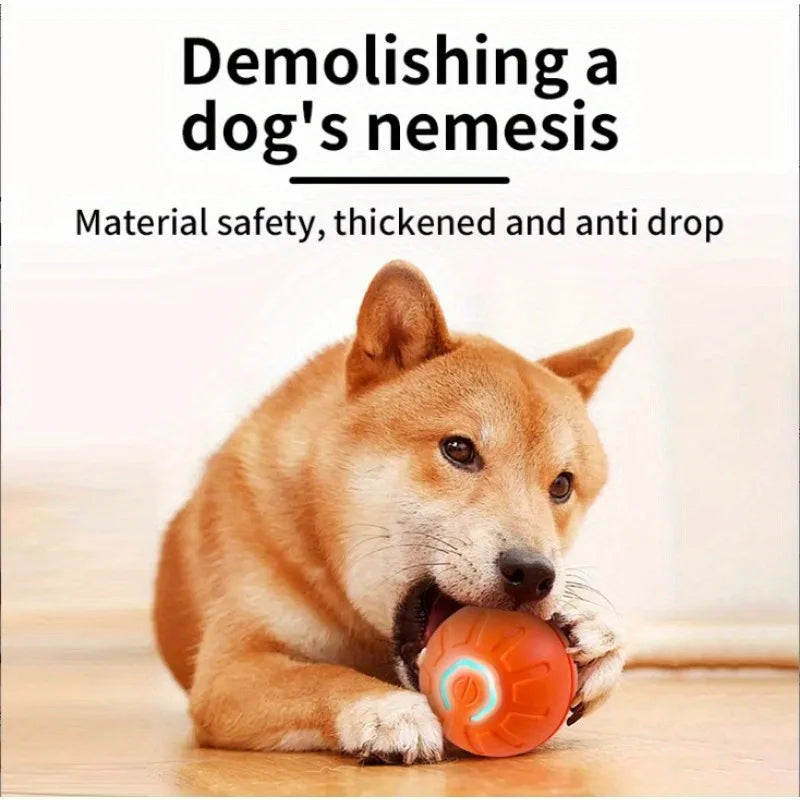1/5/10PCS Blue Orange Pet Toy Ball Plastic Rechargeable Toy